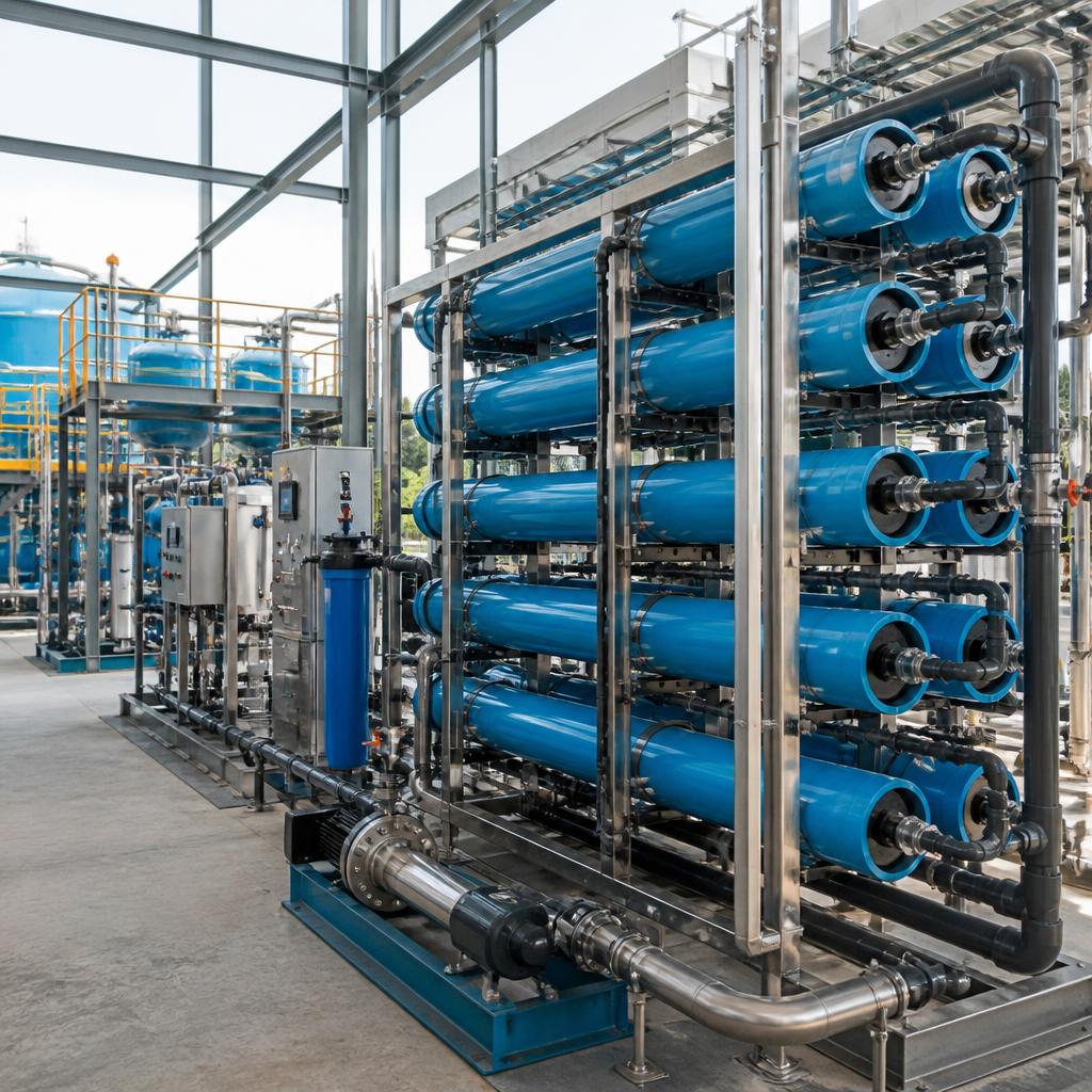 Illustrative industrial water treatment facility
